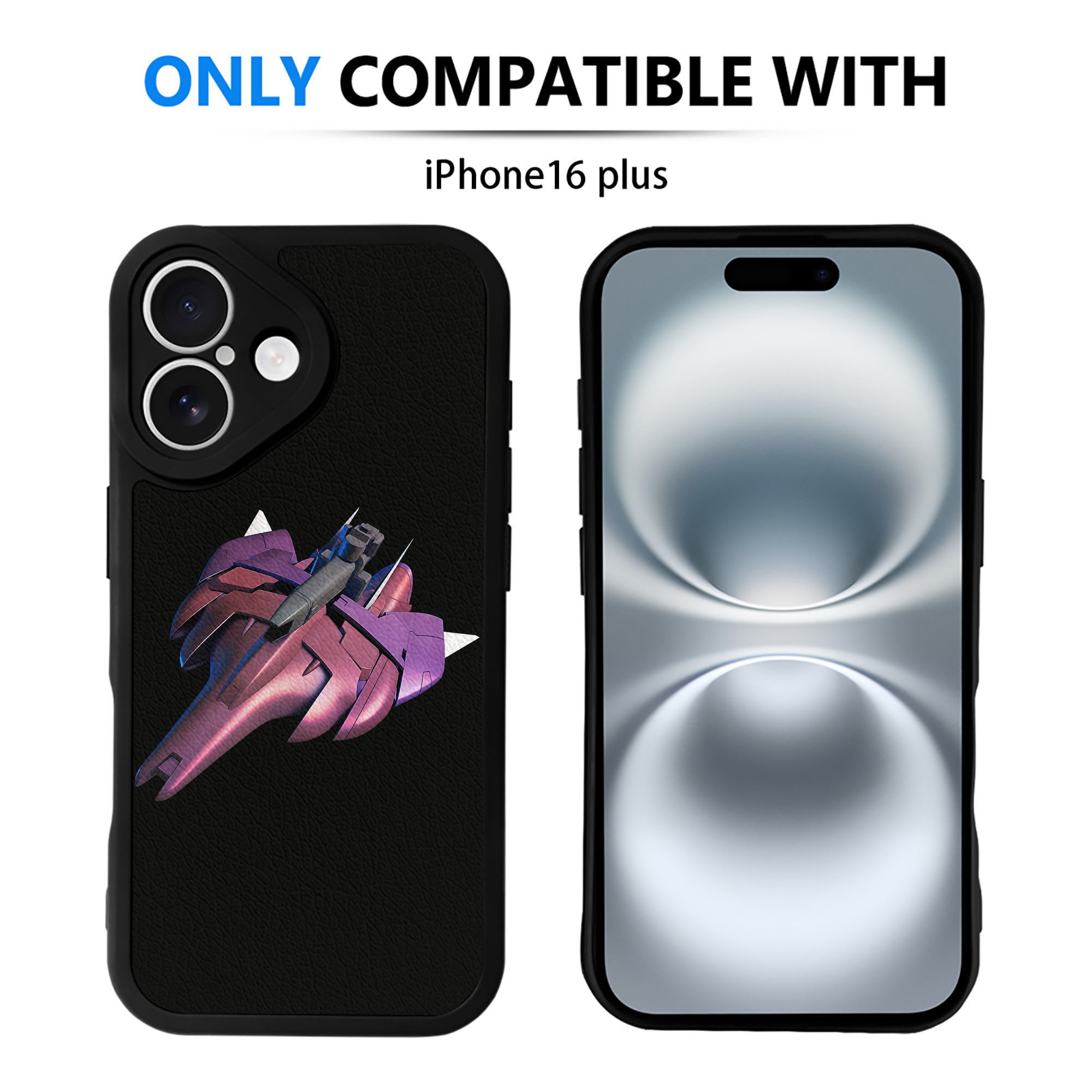 （画像用） 機動戦士ガンダム Mobile Suit Gundam 【iPhone 16シリーズ対応】シリコンスマホケース（レザー調） 材質：シリコン